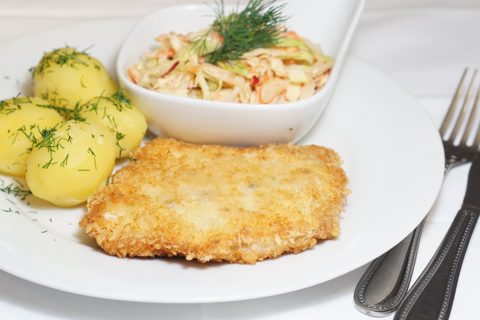 breaded pork chops