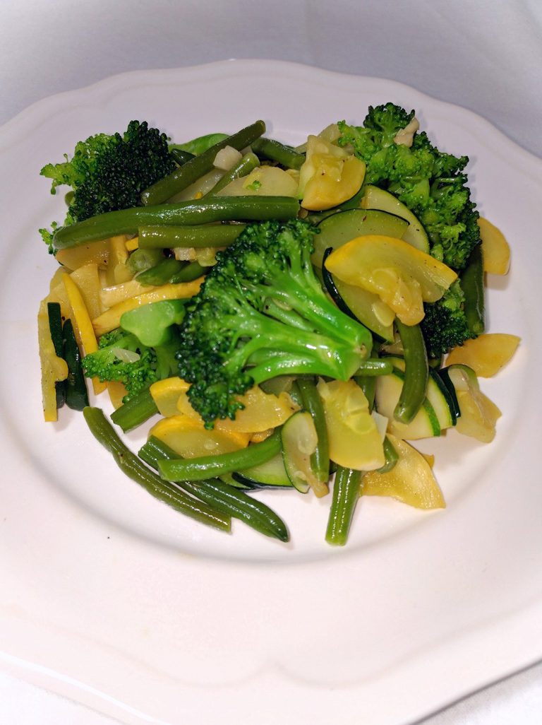 steamed mixed vegetables — warzywa na parze